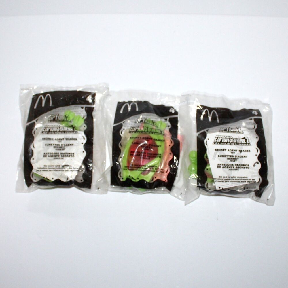 McDonalds Happy Meal Toy Spy Kids 2 Secret Agent Shades lot 3